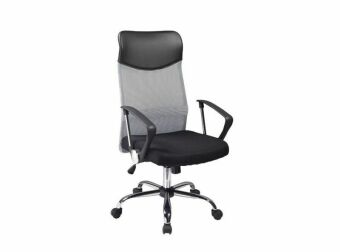 Кресло офисное Q-025 Signal серый/чёрный